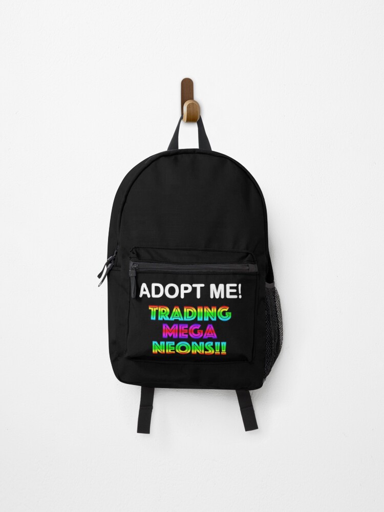 Roblox Adopt Me Trading Mega Neons Backpack By T Shirt Designs Redbubble - backpack roblox t shirt