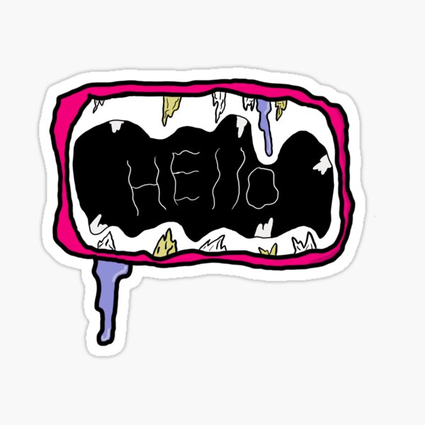 Monster Mouth Sticker
