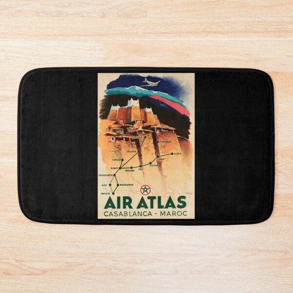 Item preview, Air Atlas retro poster designed and sold by CorasPosters.