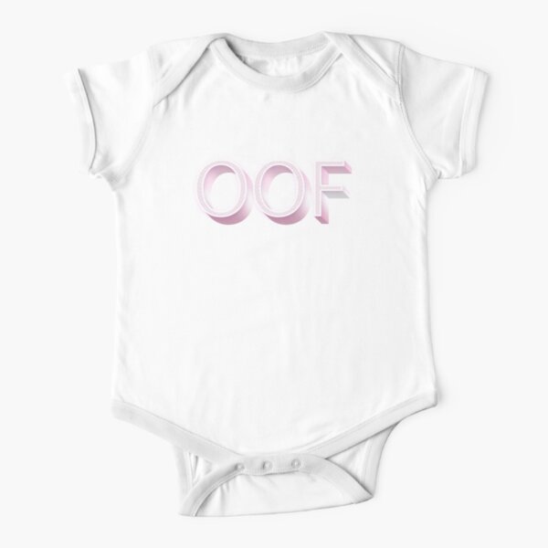 Roblox Ugh Tags Baby One Piece By T Shirt Designs Redbubble - cute pink face half off roblox