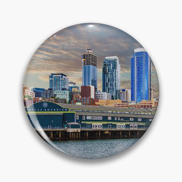 Item preview, Seattle Aquarium and Skyline designed and sold by dbvirago.