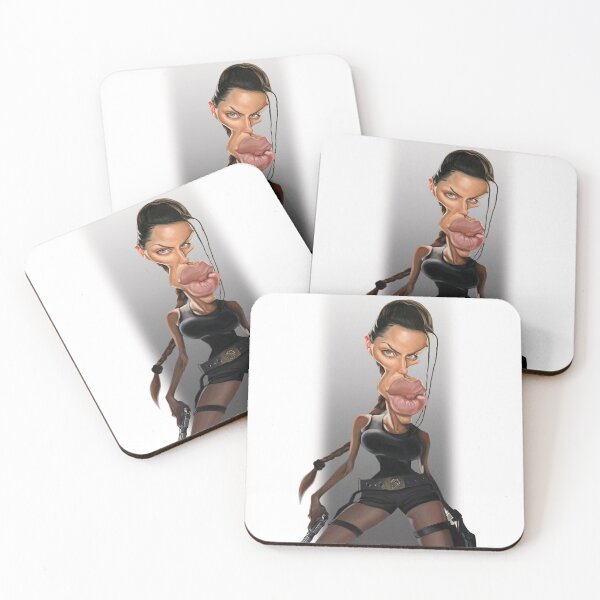 Item preview, Angelina Jolie Tomb Raider Caricature designed and sold by AnthonyPascoe.