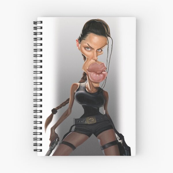 Item preview, Angelina Jolie Tomb Raider Caricature designed and sold by AnthonyPascoe.