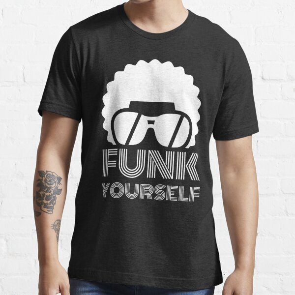 Funk Yourself White Logo Essential T-Shirt