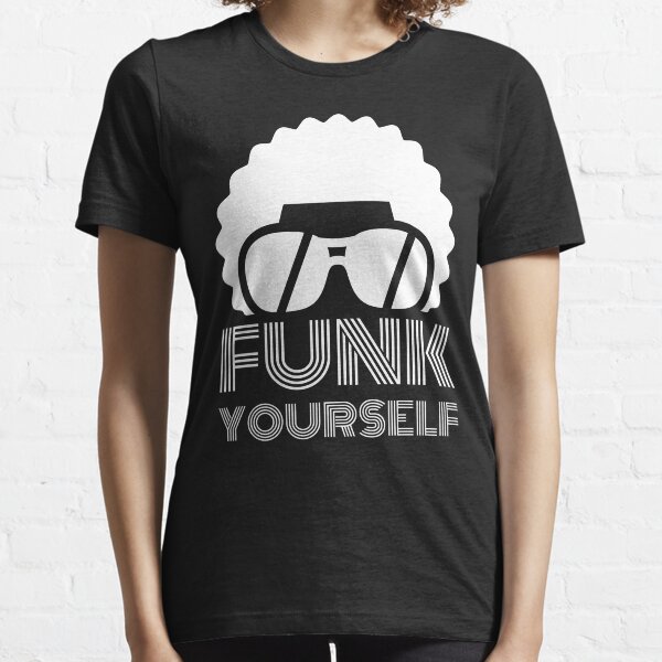 Funk Yourself White Logo Essential T-Shirt