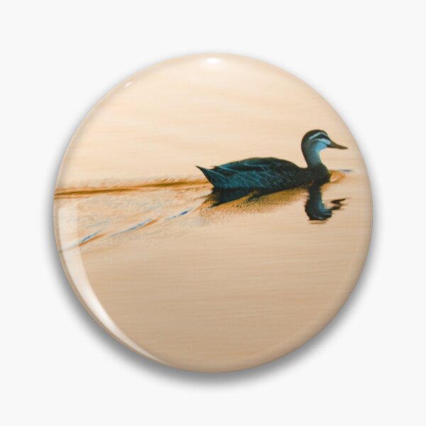 Item preview, Duck Swimming at Sunset  designed and sold by Digitaldingo.