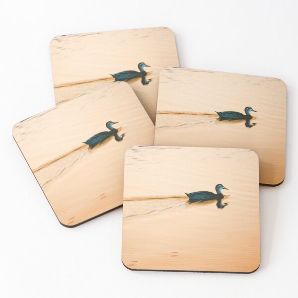 Item preview, Duck Swimming at Sunset  designed and sold by Digitaldingo.