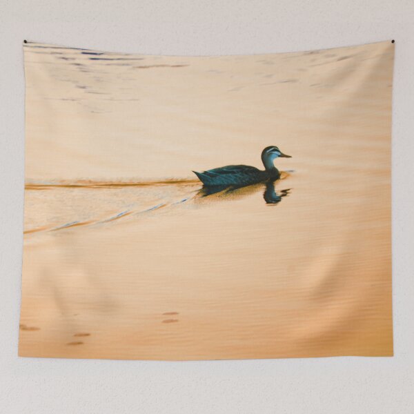 Item preview, Duck Swimming at Sunset  designed and sold by Digitaldingo.