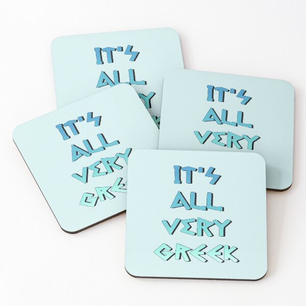 Item preview, Mamma Mia It's All Very Greek Quote designed and sold by baranskini.
