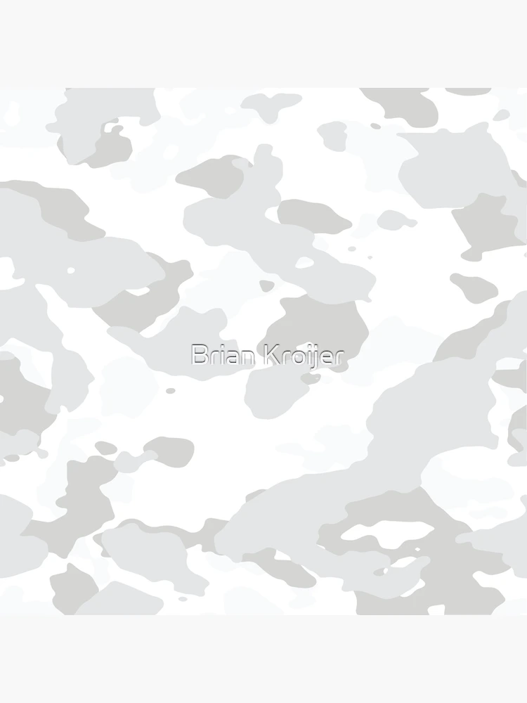 White camo Poster for Sale by Brian Kroijer