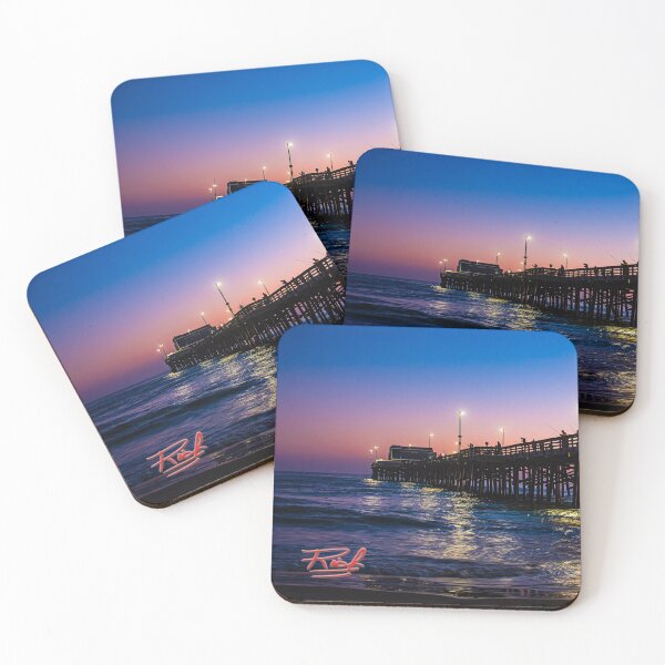 Item preview, Newport Pier at Dusk Image by Rich AMeN Gill designed and sold by RichAMeNGill.