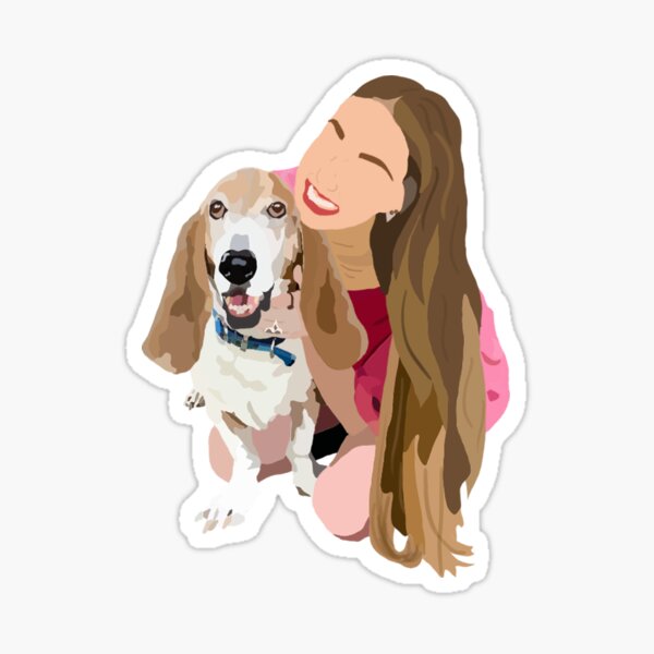 Basset Love Sticker