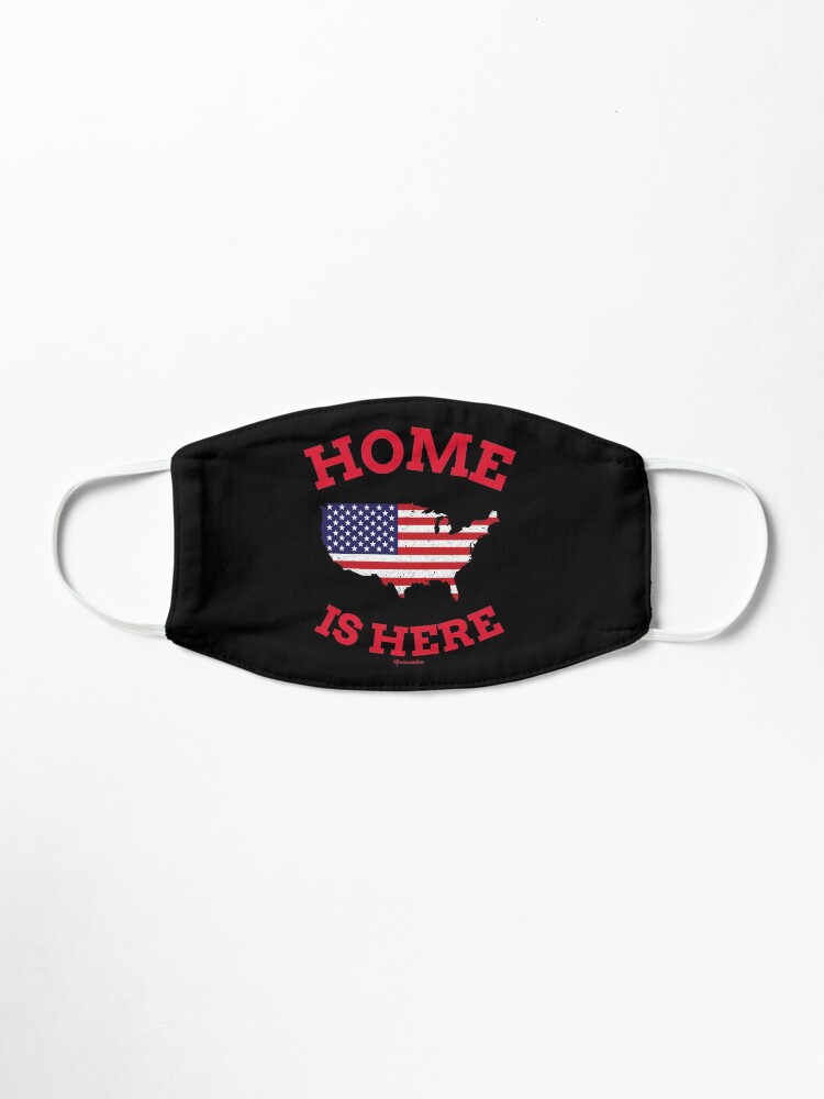 Alternate view of Home Is Here DACA Dreamers USA Mask