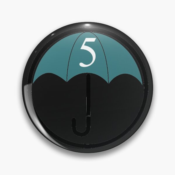 Item preview, Umbrella Academy, Umbrella Five, number 5, Color designed and sold by Gaalaxyz.