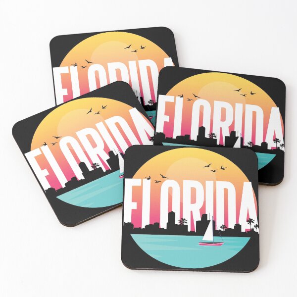 Item preview, Horizonte de la ciudad fresca de Florida designed and sold by CoolSilhouettes.