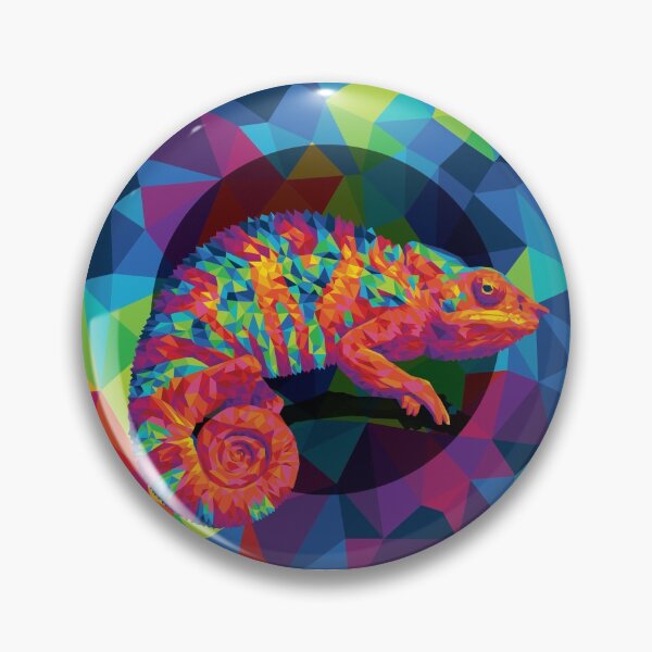 Item preview, Geo Chameleon Rainbow designed and sold by polliadesign.