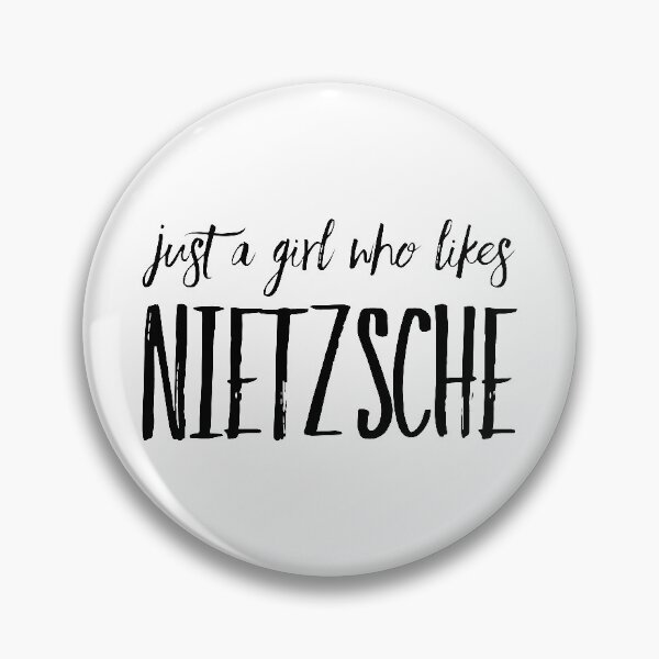 Item preview, Just A Girl Who Likes Nietzsche designed and sold by HalpinDesign.