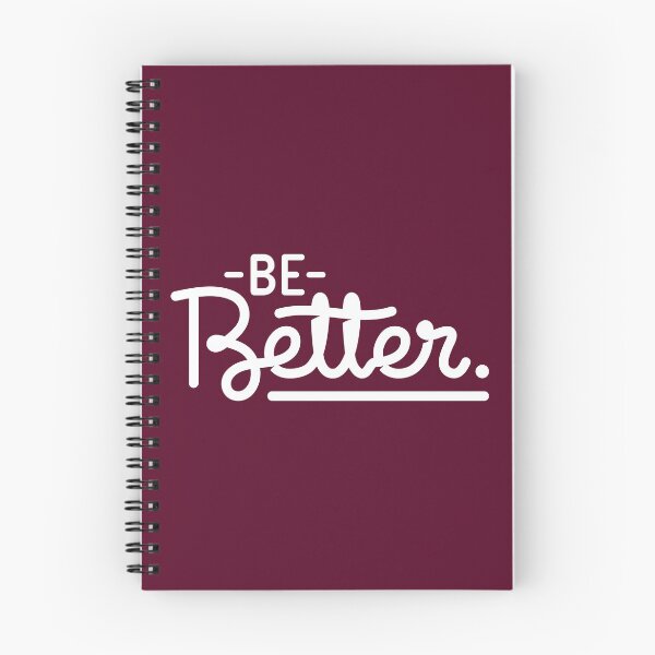 Item preview, Be Better Motivational Quote (Burgundy Background) designed and sold by Sorrrry.