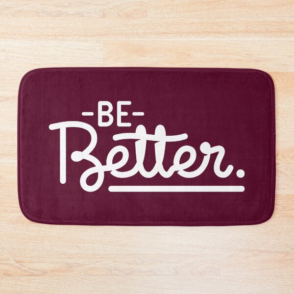 Item preview, Be Better Motivational Quote (Burgundy Background) designed and sold by Sorrrry.