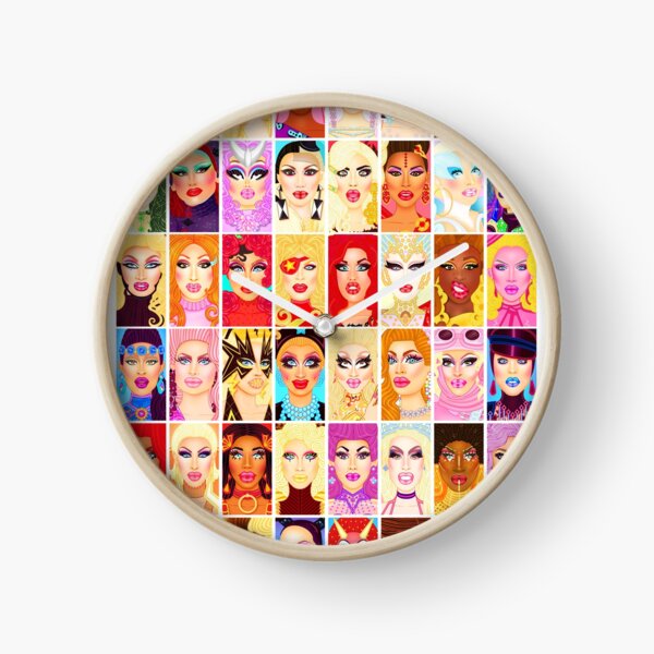 DRAG QUEEN ROYALTY Clock