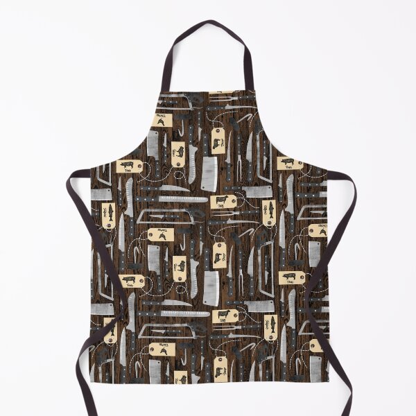 Item preview, Butchers Tools or Chef Knives - Brown designed and sold by WickedRefined - Nicole Demereckis.