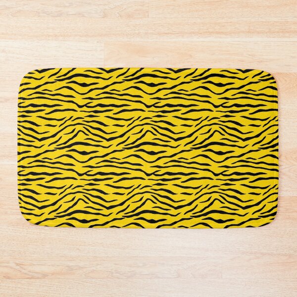 Item preview, Black And Golden Yellow Tiger Animal Print Pattern designed and sold by RLYGR8.