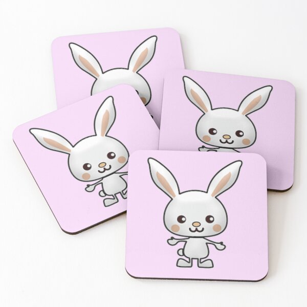 Item preview, Little White Bunny Rabbit designed and sold by Madcapviolet.