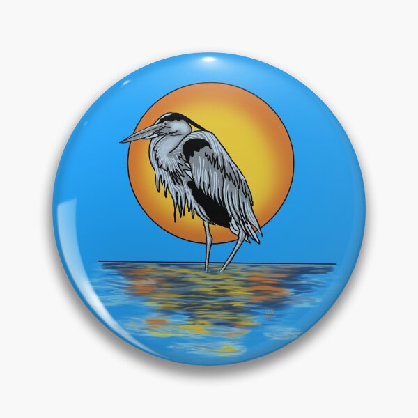 Item preview, Heron Sunset designed and sold by Heidi Bennett.
