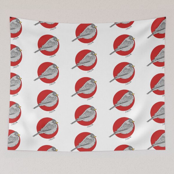 Item preview, Perched finch designed and sold by JAHartworkStore.