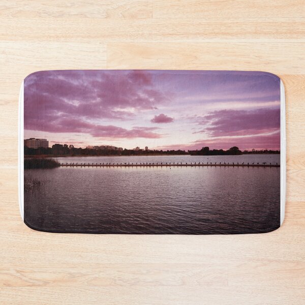 Item preview, Albert Park F1 Track Melbourne Pastel Pink Sunset designed and sold by Photoluminous.