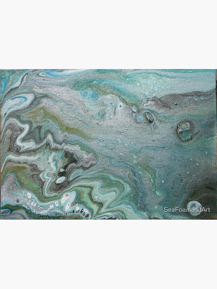 "Sea Foam Abstract Art" Sticker for Sale by SeaFoamandArt Redbubble
