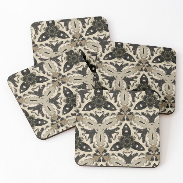 Item preview, Steampunk Kaleidoscope Gears Metallic Floral designed and sold by hyproinc.