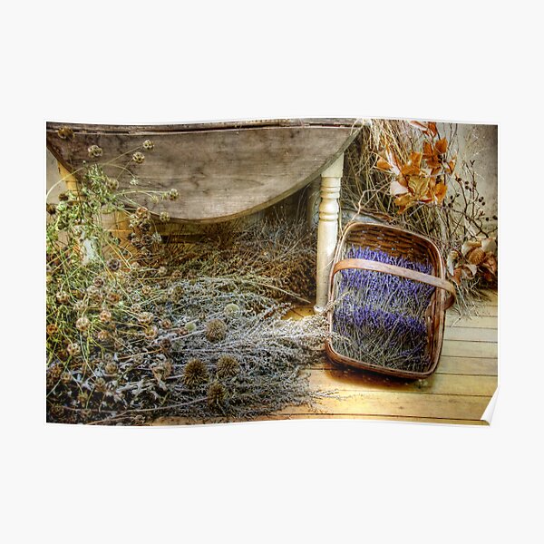The Lavender Basket Poster