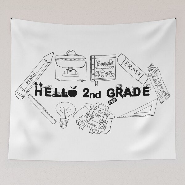 Item preview, Hello 2nd Grade, Back to School designed and sold by marosharaf.