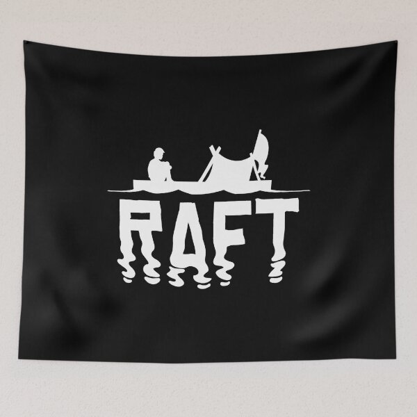 Aperçu de l'œuvre Raft White Logo créée et vendue par Nvaa.