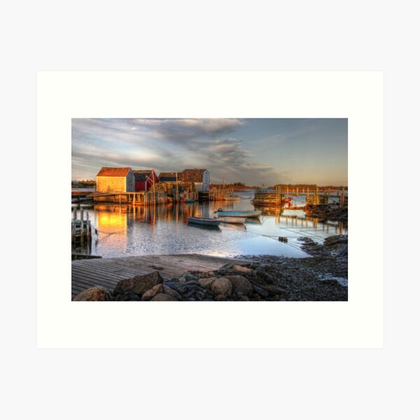 Fall Iight at Blue Rocks Art Print