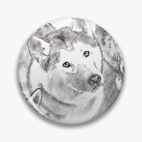 Aperçu de l'œuvre Potrait de Husky créée et vendue par MallockStudios.