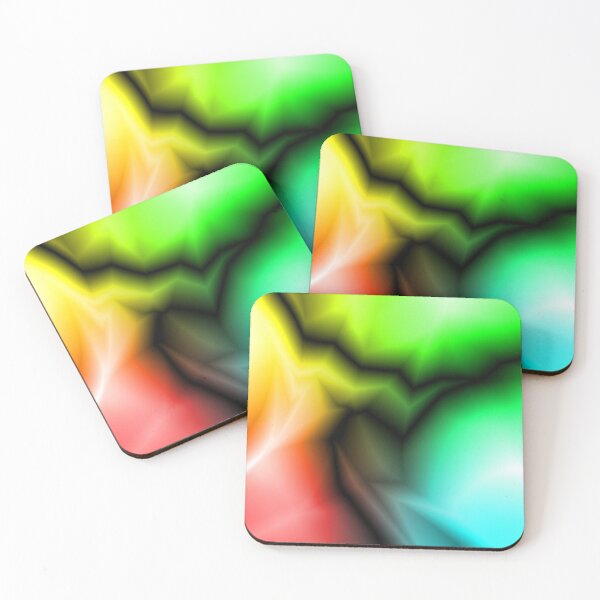 Item preview, Neon space sparkling lightning from red zigzags and bright spots. designed and sold by Grachyhamr.