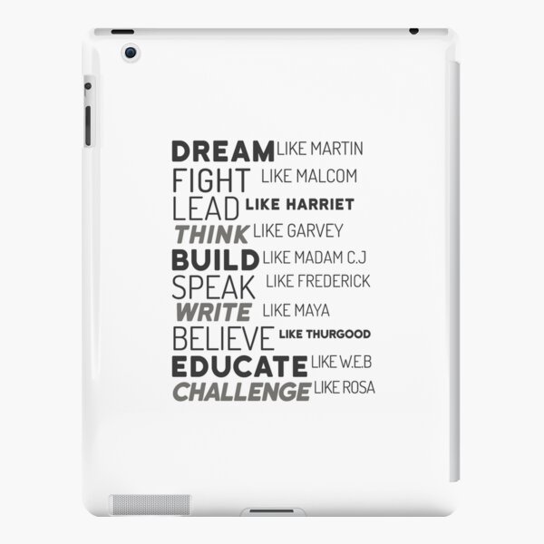 Black History | Social Injustice | Good Trouble | Black Leaders iPad Snap Case