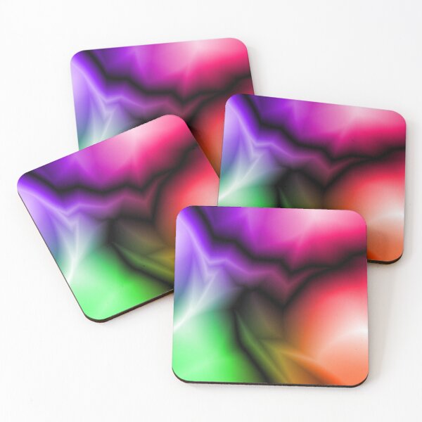 Item preview, Neon space sparkling lightning from green zigzags and bright spots. designed and sold by Grachyhamr.