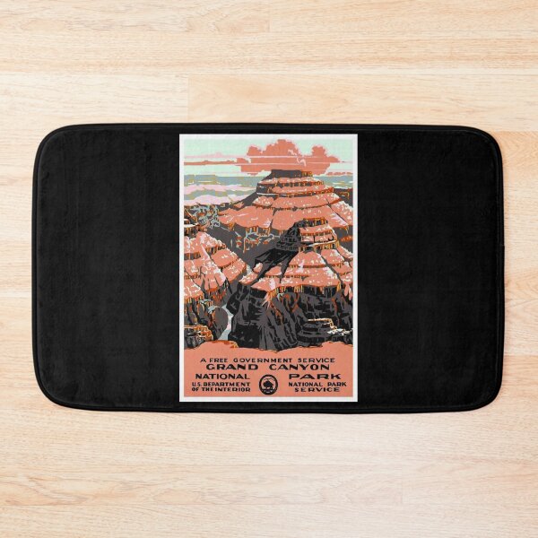 Item preview, Grand Canyon National Park retro poster designed and sold by CorasPosters.