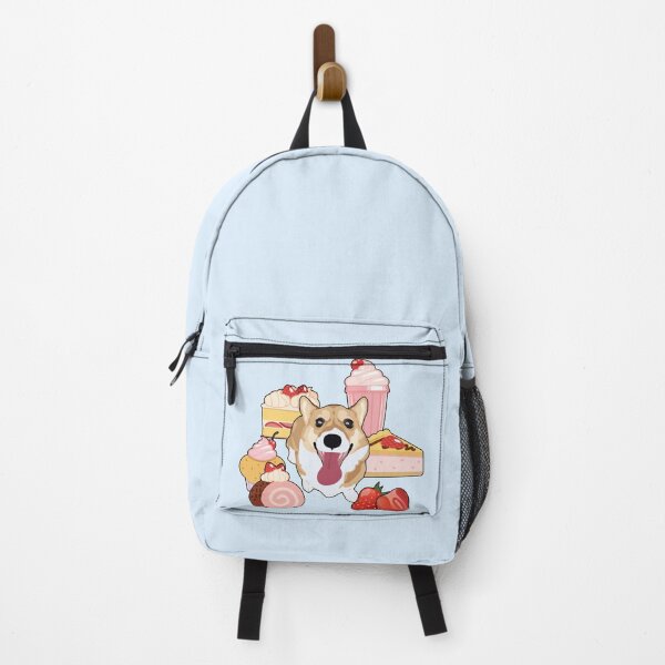 Item preview, Happy Corgi - Strawberry Desserts designed and sold by MaplewoodMerch.