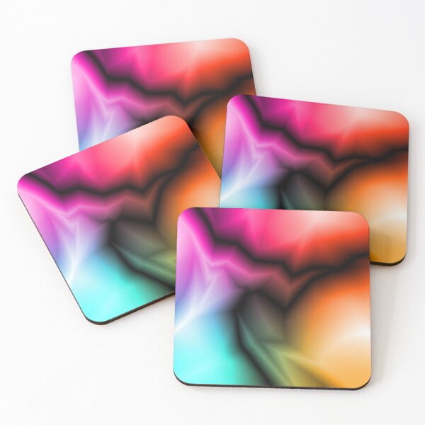 Item preview, Neon space sparkling lightning from light blue zigzags and bright spots. designed and sold by Grachyhamr.