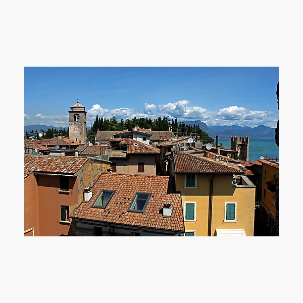Item preview, Sirmione rooftops designed and sold by Elena Skvortsova.