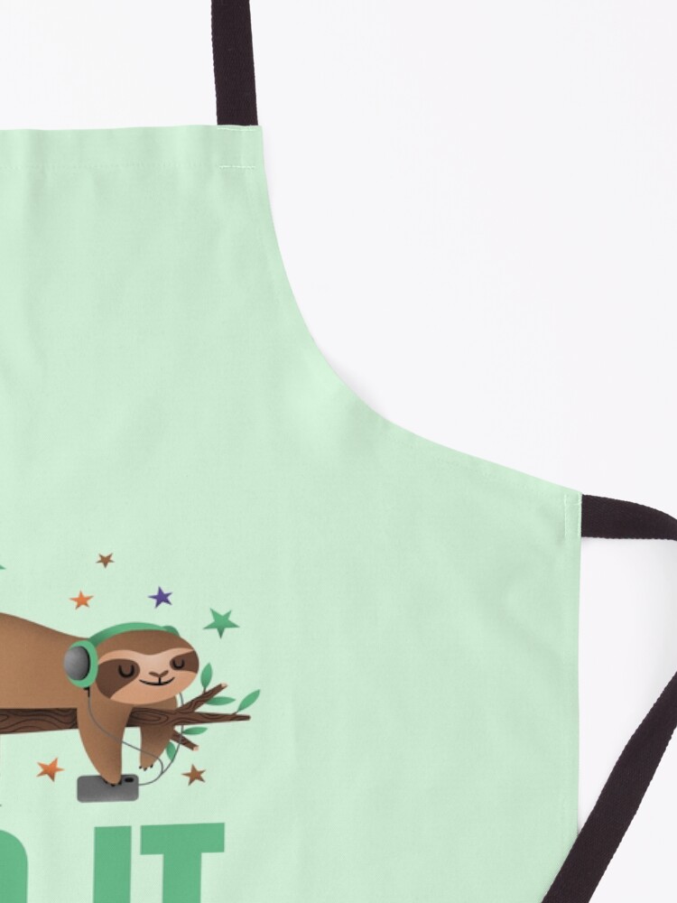 Alternate view of Do it later Apron