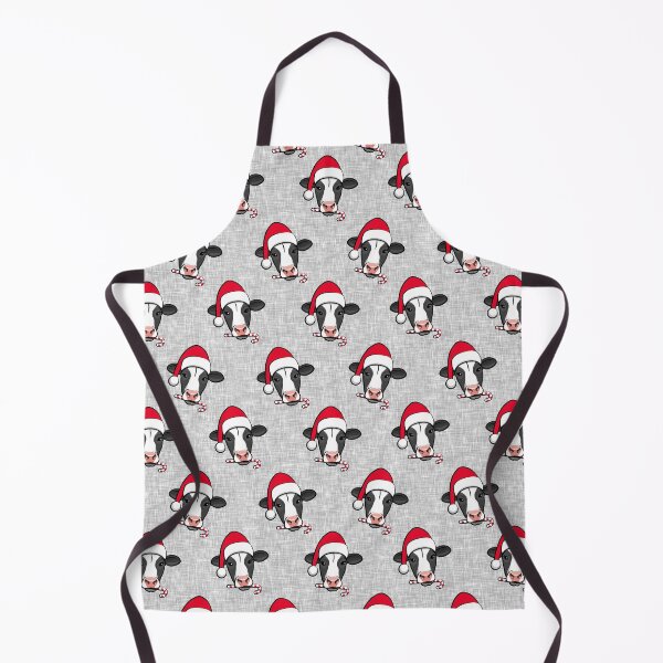 Item preview, Christmas Cow - Light Gray designed and sold by littlearrow.