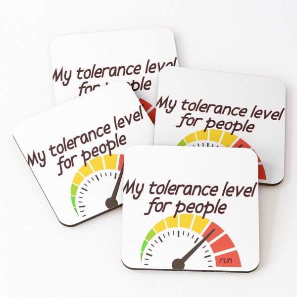 Item preview, Tolerance  level for people designed and sold by BellsPainting.