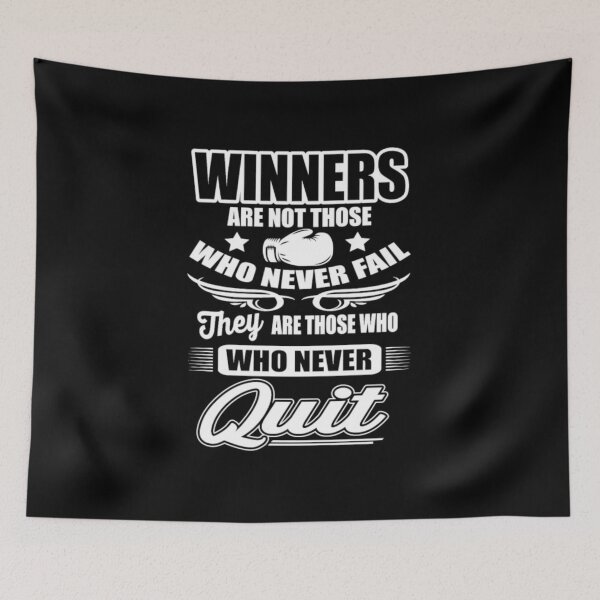 Item preview, Boxing - Boxing Winners are those who never quit designed and sold by KevinDubin.