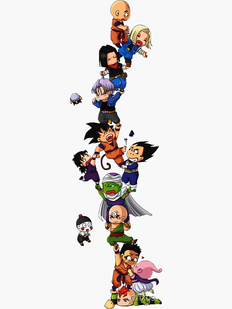 Dragonball Z Character Stickers for Sale | Redbubble