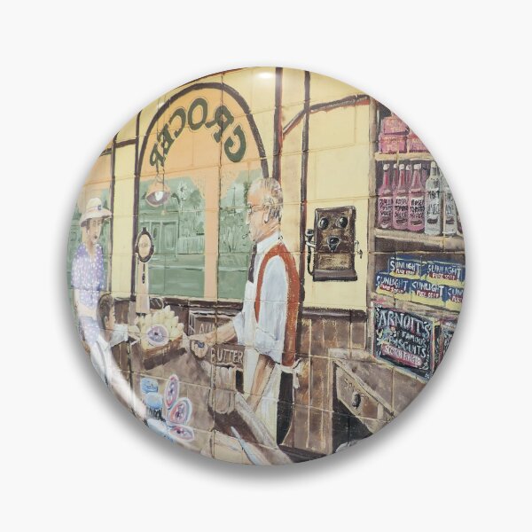 Item preview, Mural - T & W Johnson - Grocer designed and sold by Marilyn Harris.